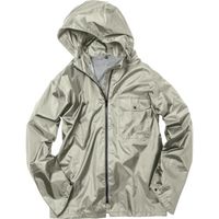 マック Makku いぶし銀レインスーツ2 ライトグレー 4L AS410052 1着 696-5247（直送品）