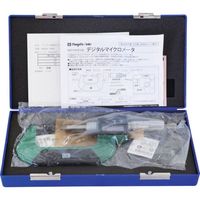 新潟精機 SK デジタル直進式ブレードマイクロメータ 測定範囲25~50mm QEM295-50BAU 1台 664-4880（直送品）