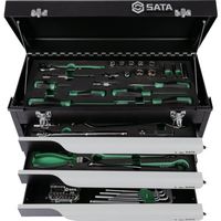 Apex Tool Group SATA 工具セット(チェストタイプ)差込角9.5mm(82点) 109562 1セット 699-9646（直送品）