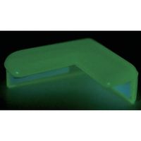 トラスコ中山 TRUSCO 蓄光コーナークッションJIS JB規格 L字型 40×40×14 LCC 1個 691-2874（直送品）