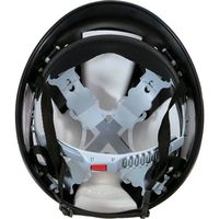 トラスコ中山 TRUSCO ヘルメット(MPタイプ・OT内装付)ブラック HM-110F-OT-BK 1個 699-6743（直送品）