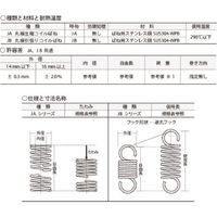 東京発条製作所 東発 圧縮コイルばね Jスプリング (JAタイプ) 外径×長さ 9×15 最大たわみ 9 JA-248 1袋(20個)（直送品）