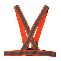 カヴァーワーク ストレッチリフレクションベルト 蛍光オレンジ 3本 FT-OS-60-3P 1セット(5個)（直送品）