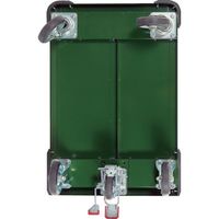 TRUSCO 鋼鉄製運搬車 折りたたみ式 900X600 φ150プレス車 前進アシスト機構付きストッパー仕様 PHO-2ASST 1台（直送品）