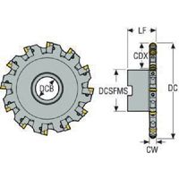 セコ・ツールズ・ジャパン セコ フライス サイドカッタ335.18/25 カッター R335.25-160.1317.40-6N-R8 1個（直送品）
