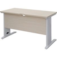 トラスコ中山 TRUSCO 平机 ホワイトナチュラル天板X白脚 W1200xD600XH700 TSLD1260NAA-W 1台（直送品）