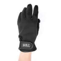 カヴァーワーク Wet Club 手袋 2.5mm 指出し付 ブラック L 2双 FT-356602-L-2P 1セット(5双)（直送品）