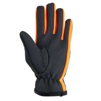 Wet Club クロロプレーンスリップオングローブ ブラック×蛍光オレンジ S 2双 FT-356600-OR-S-2P 1セット(5双)（直送品）