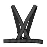 カヴァーワーク ストレッチリフレクションベルト ブラック 3本 FT-KS-60-3P 1セット(5個)（直送品）