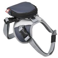 オージーケー技研 buddiQ PETー005 ミニリュック付きハーネス グレー/ネイビー PET-005グレーネイビー 1個（直送品）