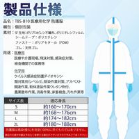 サンフラワー つばさ 防護服 TBSーB10 M TBS-B10-M 1着（直送品）