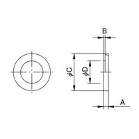 千代田通商 タッチコネクターフジ表示リング12CRーLB 100ケにつき 12-CR LB 1ケ（直送品）