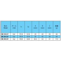 千代田通商 ボールバルブ BMー1MーG1F 1ケ（直送品）