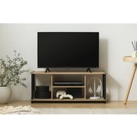 アイリスオーヤマ スチールポールラック AVボードSPRー900AVナチュラル/ブラック SPR-900AV-NB 1台（直送品）