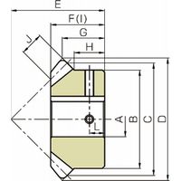 小原歯車工業 マイタ SM [Jシリーズ] SM8ー20J45 1個（直送品）