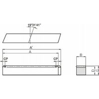 小原歯車工業 ヘリカルラック レーザー焼入ヘリカルラック SRHEFーHL (両端面加工) SRHEF5ー1000RHL 1個（直送品）
