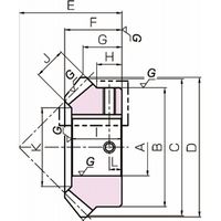 小原歯車工業 マイタ 歯研スパイラルマイタ MMSGQ [Jシリーズ] MMSGQ3.5ー30RJ45 1個（直送品）