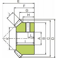 小原歯車工業 マイタ スパイラルマイタ SMS [Jシリーズ] SMS1.5ー25LJ12 1個（直送品）