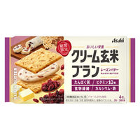 クリーム玄米ブラン レーズンバター 1セット（1袋×3） アサヒグループ食品 栄養機能食品