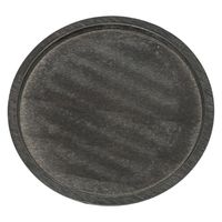 ウッドマルチコースター サークルブラック 1セット（1個×6） LAKOLE/ラコレ