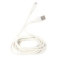 Lightningケーブル（2m） アイボリー 1セット（1個×6） LAKOLE/ラコレ