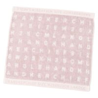 今治産ハンドタオル（タイポグラフィ） ピンク 1セット（1枚×10） LAKOLE/ラコレ