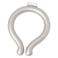 アイスネックリング(XL) シルバー 1セット（1個×6） LAKOLE/ラコレ