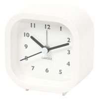 ミニスクエア置き時計 アイボリー 1セット（1個×6） LAKOLE/ラコレ