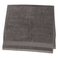 やわらかバスタオル チャコール 1セット（1枚×6） LAKOLE/ラコレ