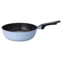 軽い 深型フライパン 24cm ガス火専用 ラクカル 000DW5904 1個 特定PFASフリー 炒め鍋 貝印