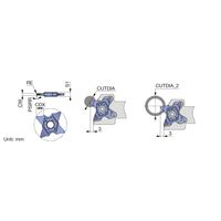 タンガロイ TCS27ーR/L TCS27-150-6R:AH8005 1セット(5個)（直送品）