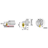 タンガロイ SーSDXCR/LーH S20-SDXCR07-H 1個（直送品）
