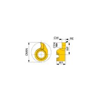 タンガロイ MGR MGR5100F003-D08:SH7025 1セット(10個)（直送品）
