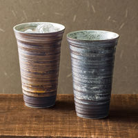 西日本陶器 金銀刷毛 反型ペアビアカップ(大) 608006 1個（直送品）