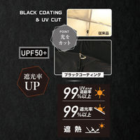 カワセ ジョイントサンシェルター ブラックコーティング BD-01 1張（直送品）