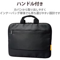 Surface Pro8 ProX パソコンケース ハンドル付き 軽量設計 黒 TB-MSP8IBHBK エレコム 1個