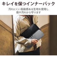 Surface Pro 8 インナーバッグ ケース 小物ポケット付 ダブルファスナー 黒 TB-MSP8NPPBK エレコム 1個（直送品）