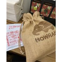 JUNKADO ハウラージュート　ポーチＬ　ナチュラル　ＨＪＥＢ６８４　1個（直送品）