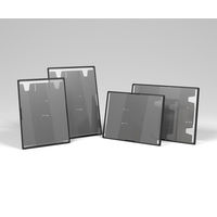 カンテック クリアフレームスタンド 黒 A5 17630 1個