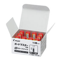 パイロット ボードマスターカートリッジ コンパクトパック レッド WMRF80-10R 1箱(10本入)