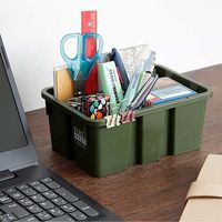 ベストコ 収納 コンテナストレージ ボックス M カーキ MA-3055 スタックネスト 4975970255704 1個（直送品）