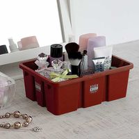 ベストコ 収納 コンテナストレージ ボックス L ワインレッド MA-3059 スタックネスト 4975970255742 1個（直送品）