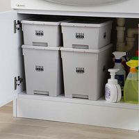 ベストコ キューブ 収納 ボックス スリム深型 ワームグレー MA-3103 モジュールボックス 4975970256022 1個（直送品）