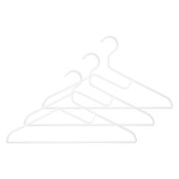 無印良品 ポリプロピレン洗濯用ハンガー 約幅45cm 3本組 1セット（60本：3本組×20） 良品計画