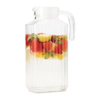 ベストコ ガラス ピッチャー 1.7L ホワイト ND-2357 クアドロピッチャー 4975970255094 1個