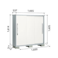 淀川製鋼所 ヨド物置 エスモESF-1605DWC ウッディココア　1台（直送品）
