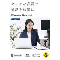 Bluetoothヘッドセット 片耳 USB Type-C充電 HD Voice LBT-HSC11MPBU エレコム 1個（直送品）