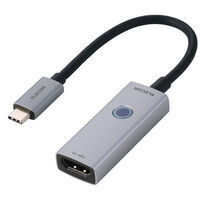 映像変換アダプタ  USB‐C to HDMI 4K60Hz ON/OFFスイッチ付 AD-CHDMISWSV エレコム 1個