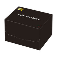 スリーエム(3M) ポストイット ふせん 付箋 強粘着 アスクル・ロハコ限定販売 75mm×75mm マルチカラー全色パック 1箱（23冊入 限定（わけあり品）