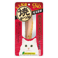 いなば CIAO（チャオ）焼かつお 毛玉配慮 かつお節味 国産 30g 12本 キャットフード 猫 おやつ（わけあり品）